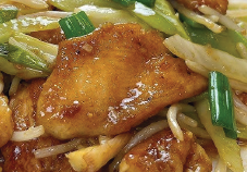 Garlic Chicken Slice — Chinese dish at Pokhara Chinese Restaurant